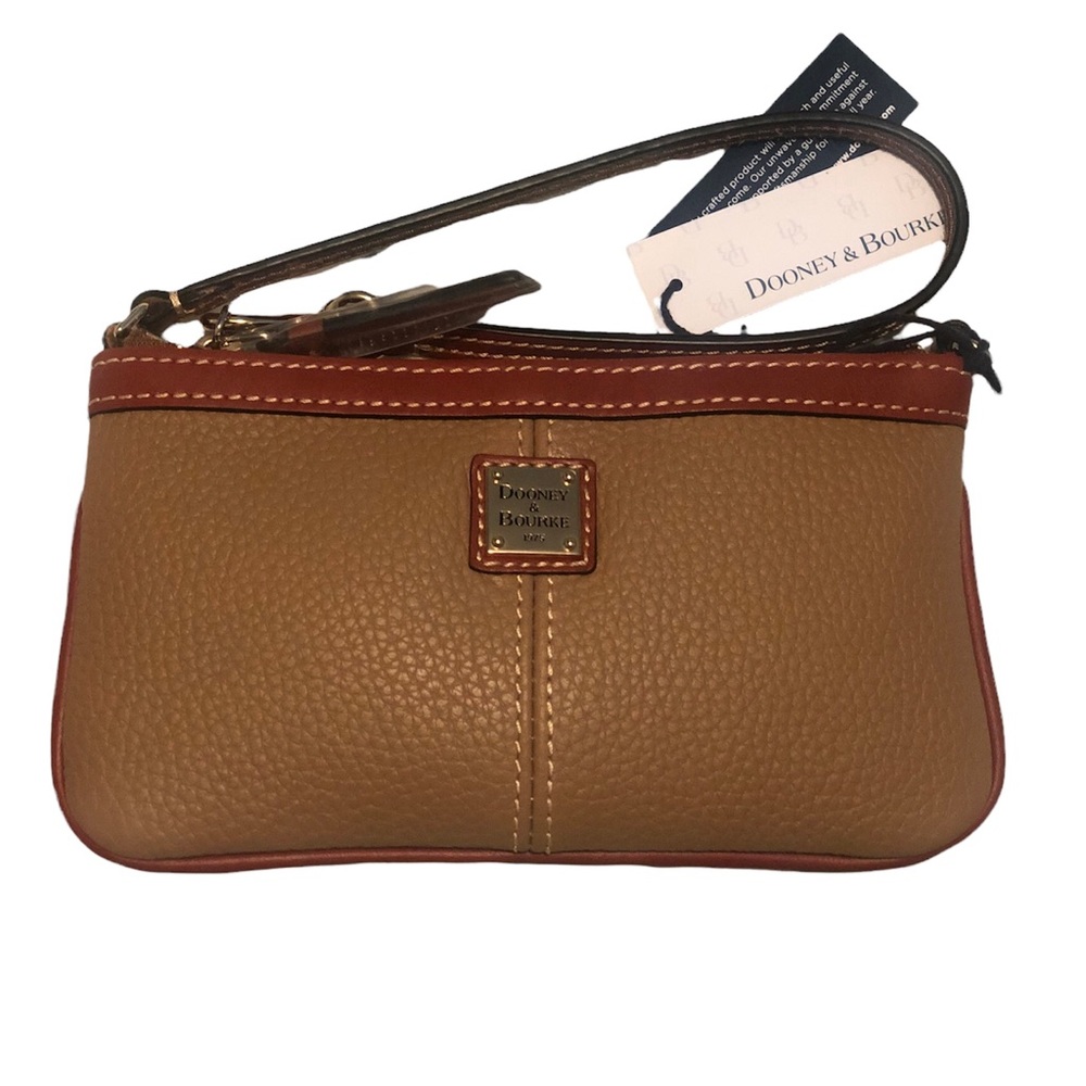 Dooney & Bourke Pebble Grain Large Slim Wristlet